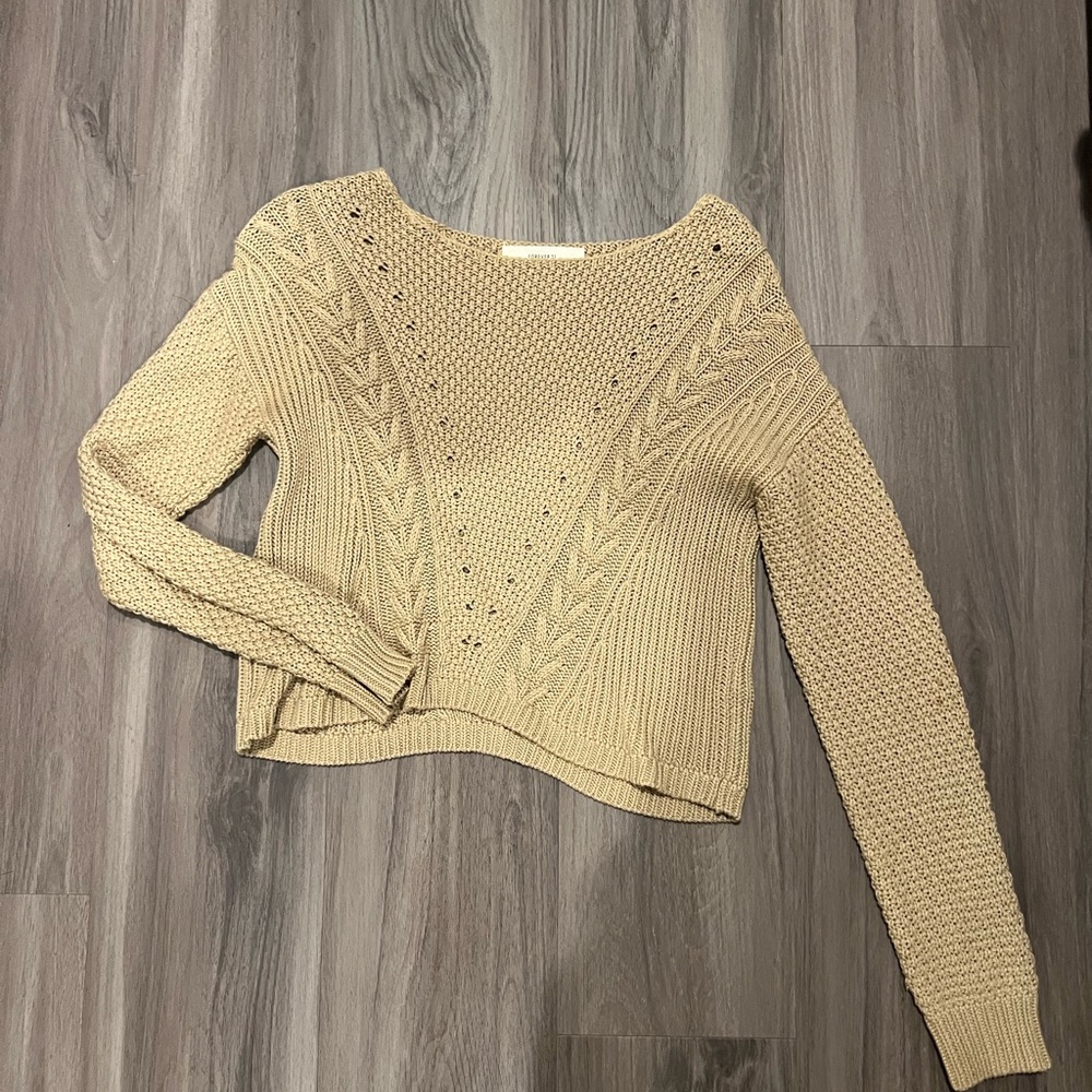 Cropped sweater